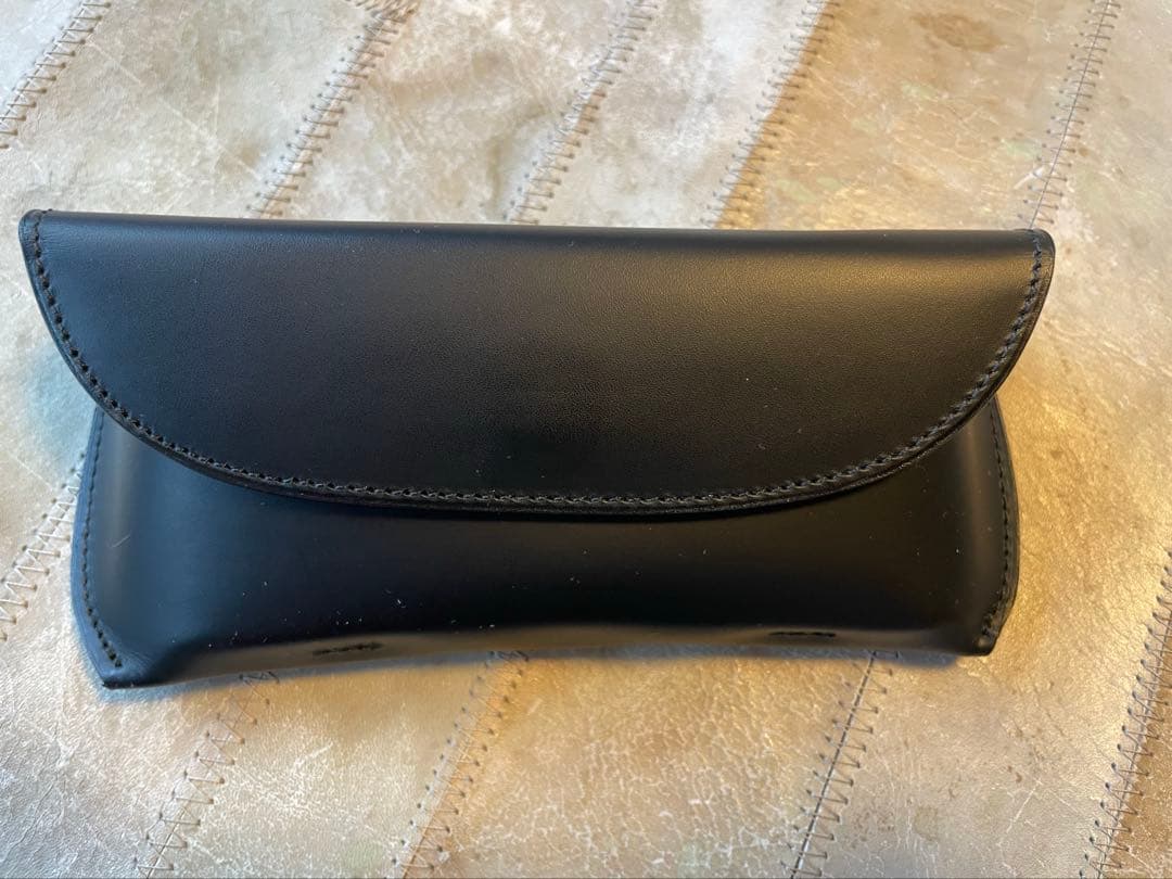 金子眼鏡SOMÉSコラボ レザー メガネケース　DIFFUSERメガネケース