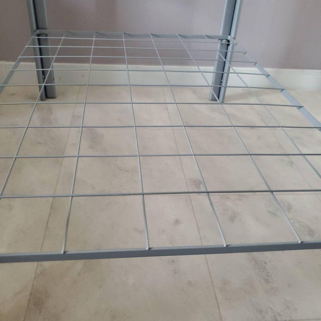 アイリスオーヤマ ガラステーブル レトロ センターテーブル 収納 網棚