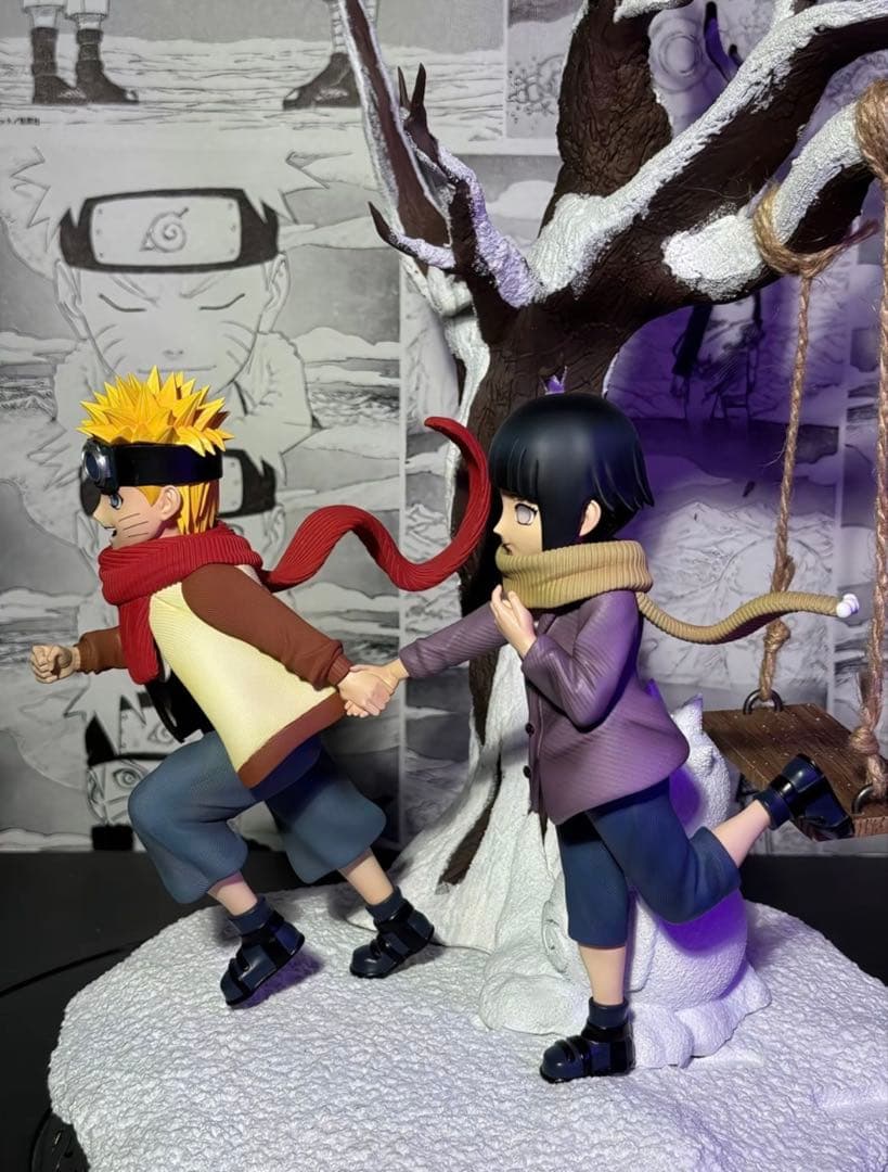 ナルト 日向ヒナタ うずまきナルト2点 ② ガレージキット ガレキ スタチュー