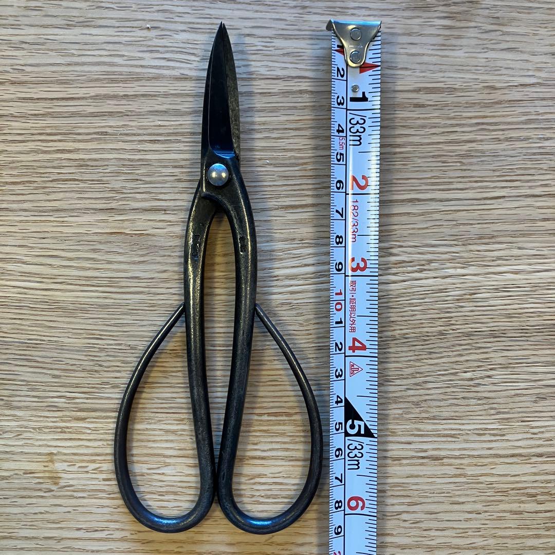 昌国　昌國　No.2 黒磨長柄剪定鋏　盆栽道具