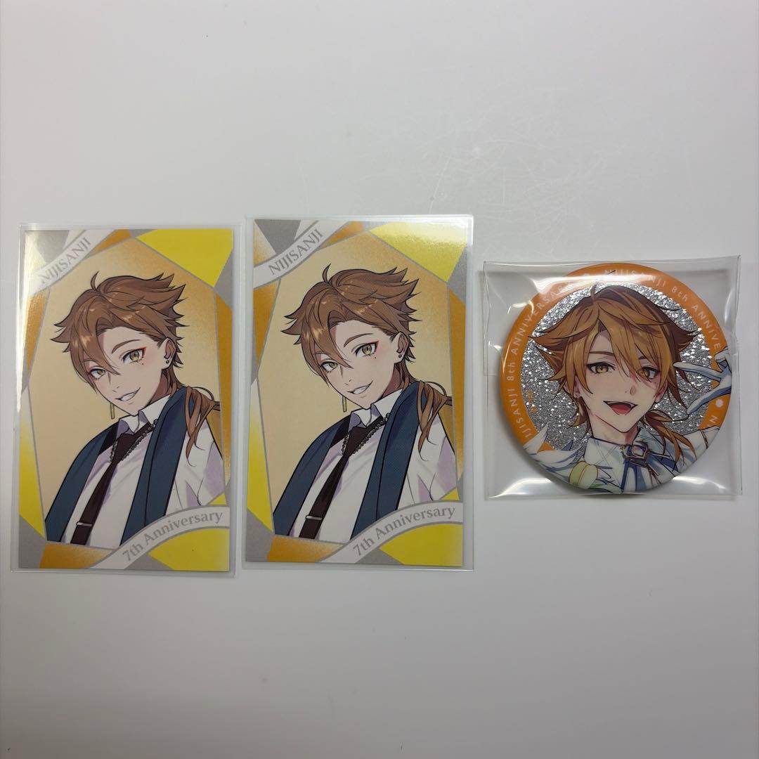 伏見ガク 8周年 缶バッジ 7周年 チェキ風カード - メルカリ