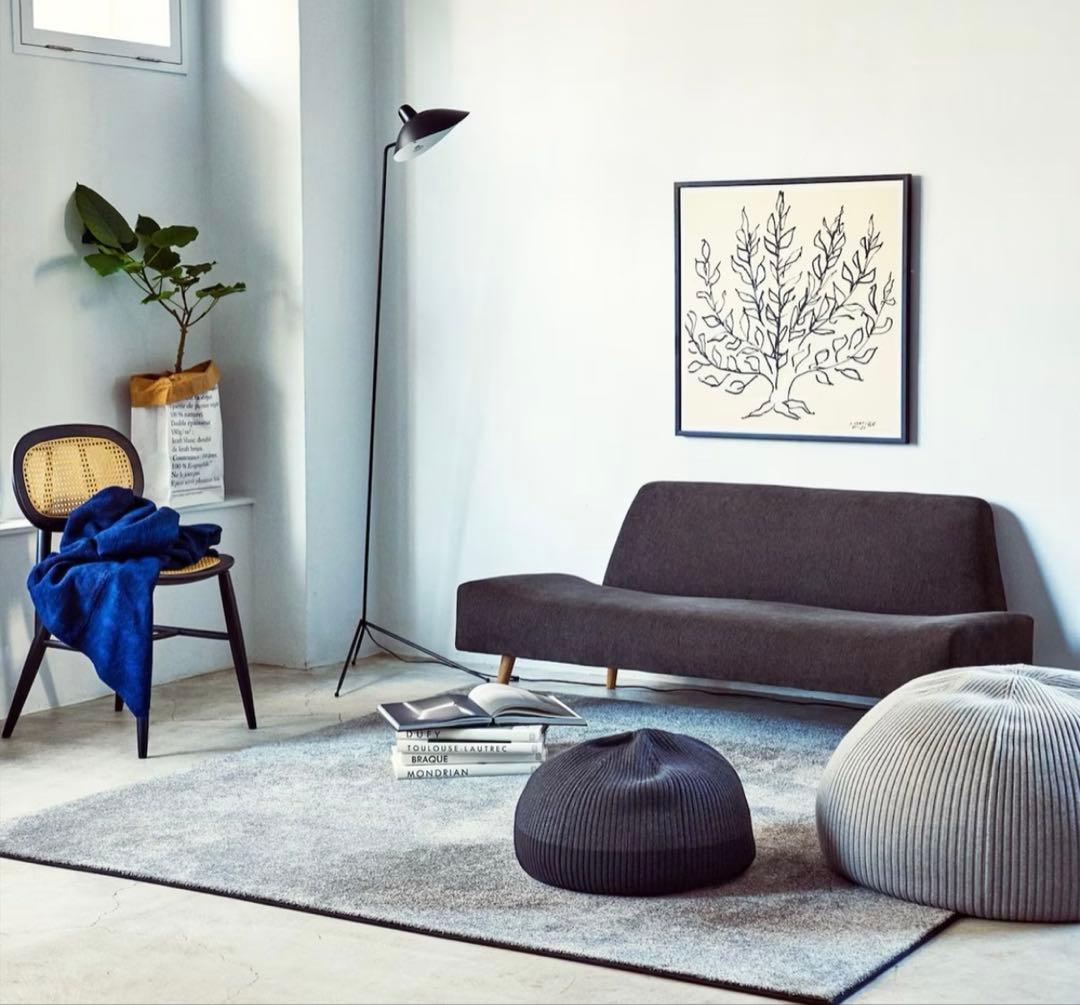 idee AO SOFA チャコール　2人がけ