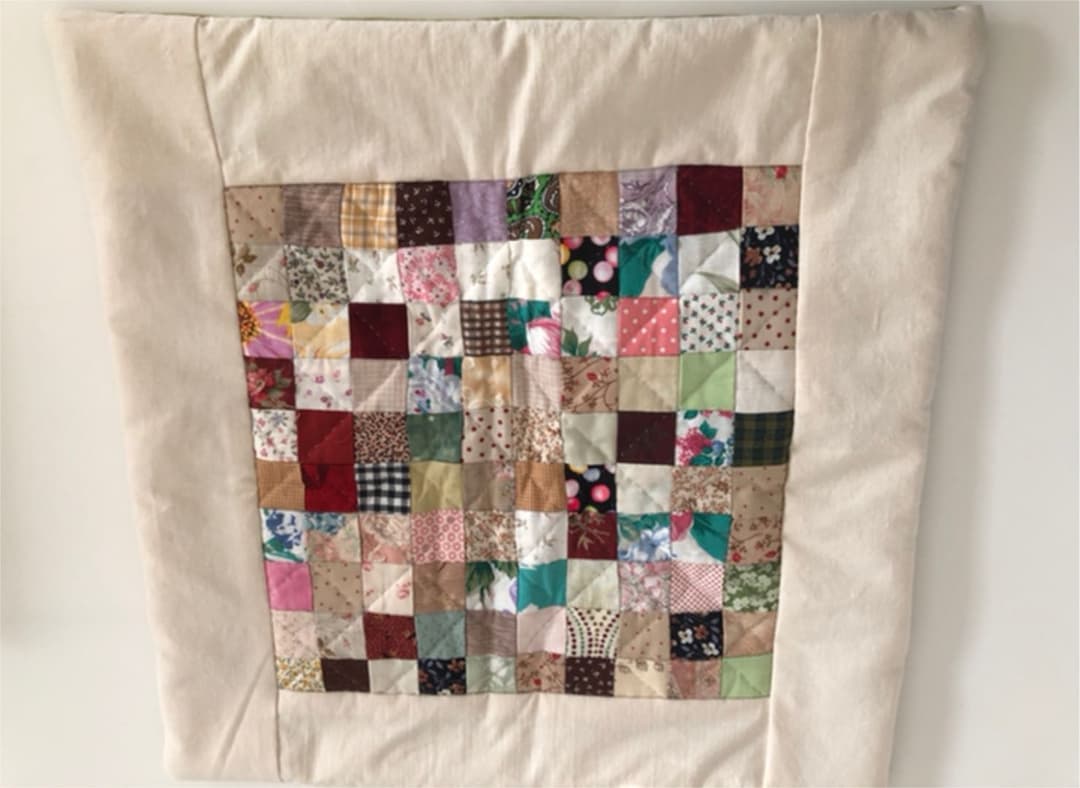 【週末値下げ】パッチワーク　クッションカバー　５枚セット