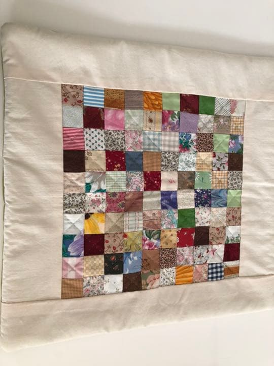 【週末値下げ】パッチワーク　クッションカバー　５枚セット