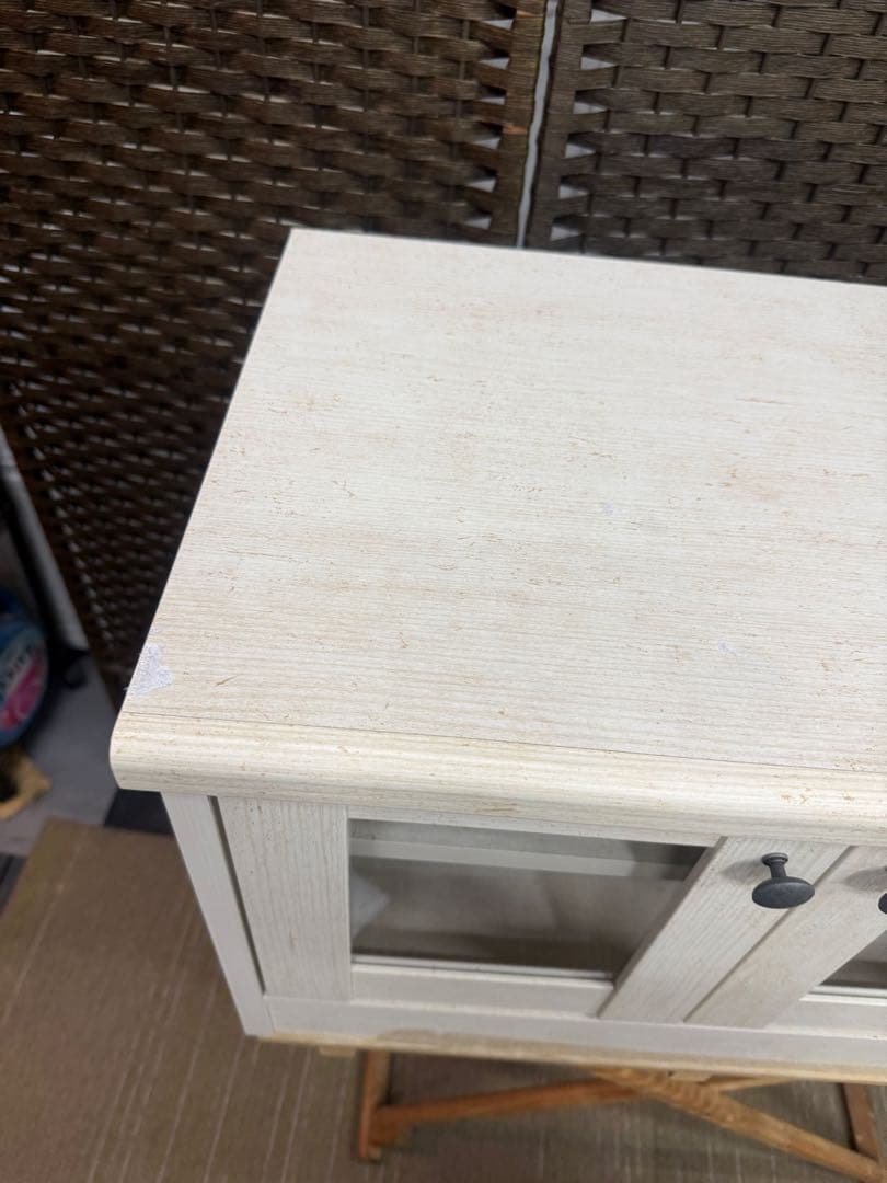 【洗浄消毒作業済】ニトリ　ローボード　リズバレー　SLM90 WH テレビボード