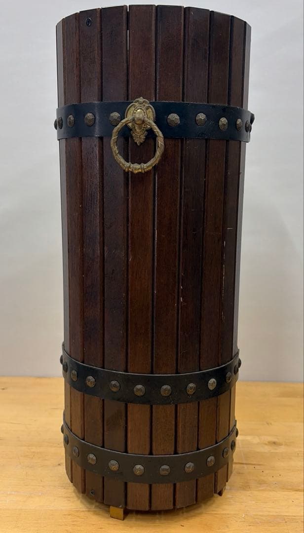 Karimoku カリモク 木製傘立て ダークブラウン - メルカリ