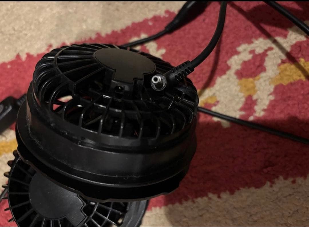 ワークマン　空調ベスト +ファン+ネックファン・クーラー 9個（黒）