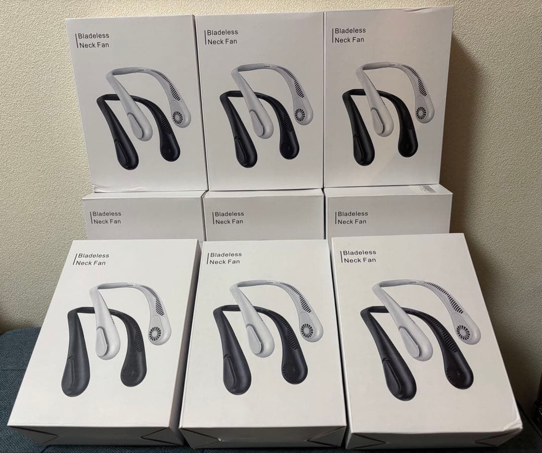 ワークマン　空調ベスト +ファン+ネックファン・クーラー 9個（黒）