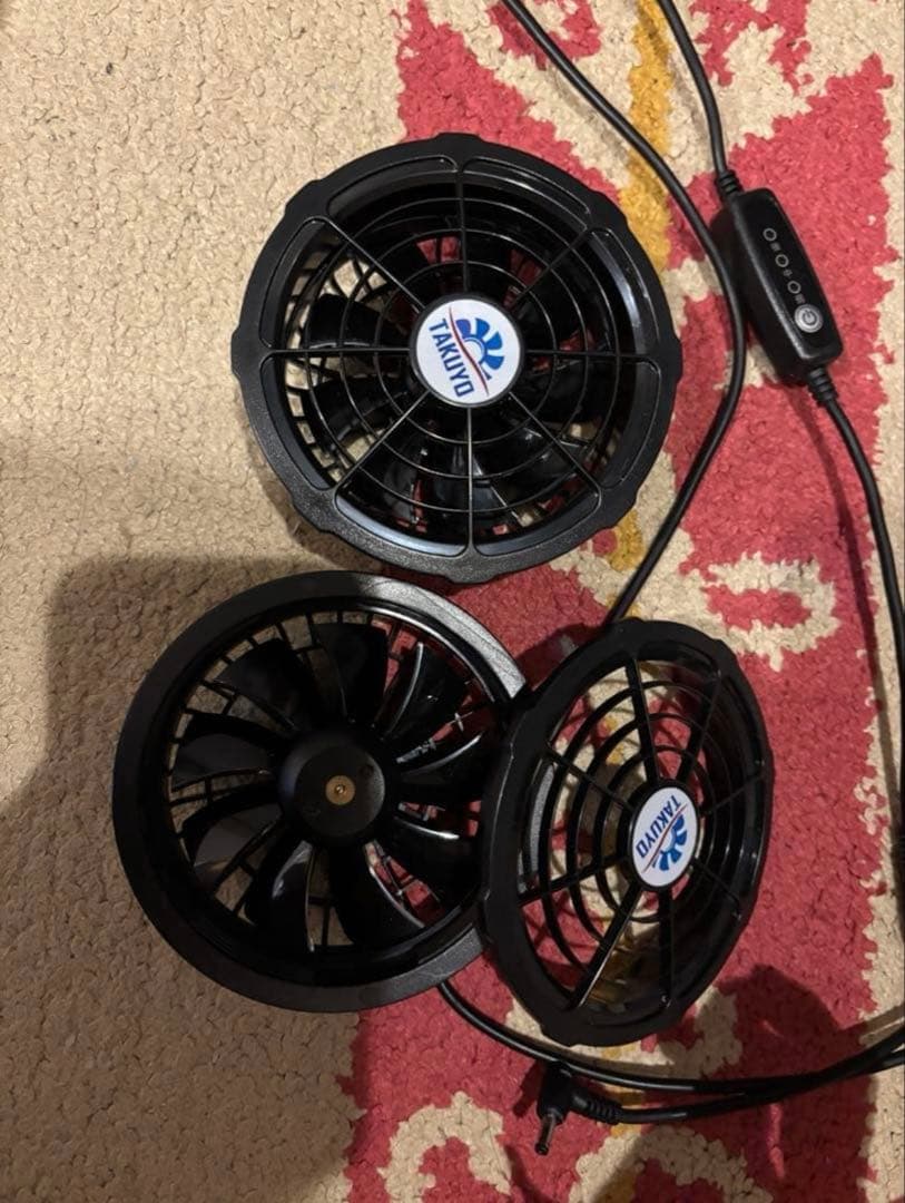 ワークマン　空調ベスト +ファン+ネックファン・クーラー 9個（黒）