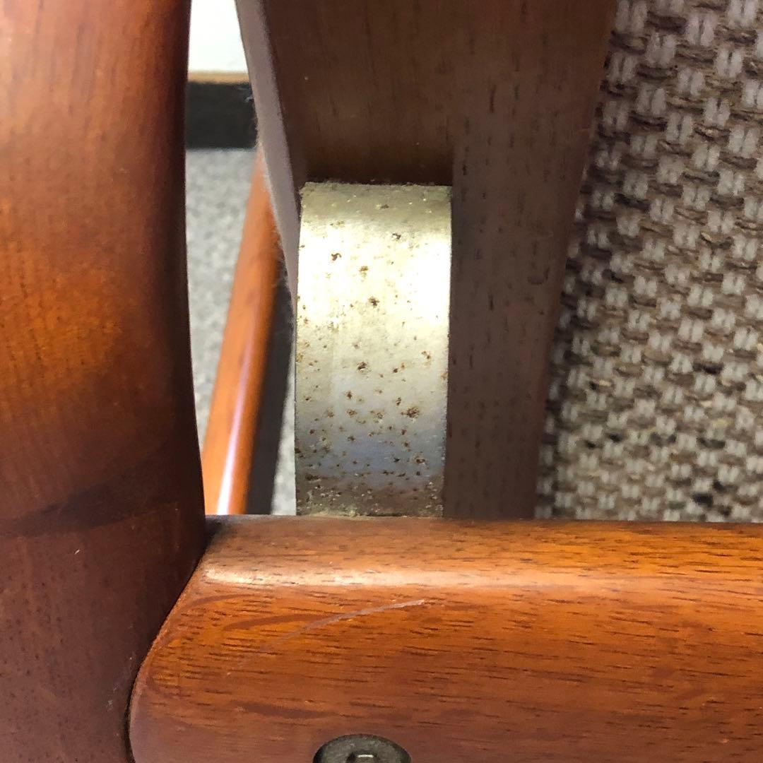 カリモク ワッフル シングルソファ ヴィンテージ