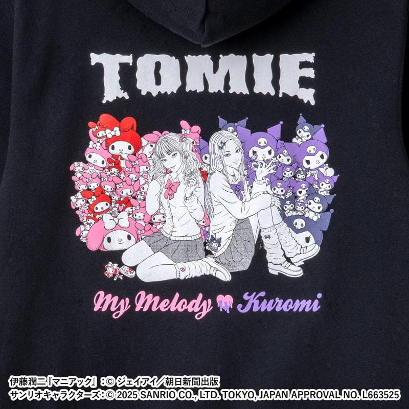 新品 伊藤潤二×サンリオ ジップパーカー ギャル富江・マイメロディ