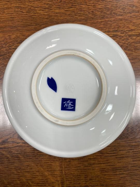 切り絵作家久保修出石焼き絵皿5皿セット