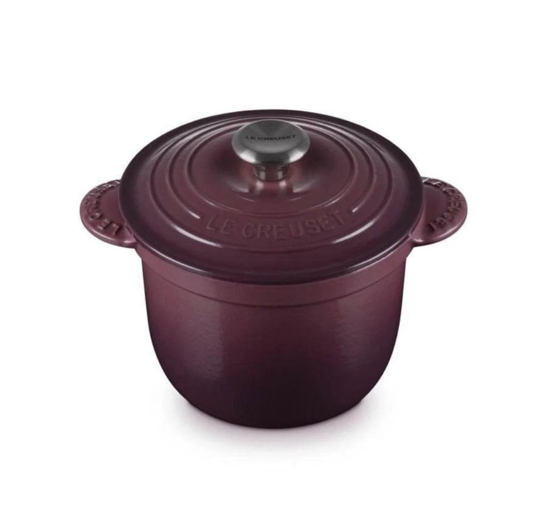 【新品未使用】ル・クルーゼ ココット エブリィ 18 限定色フィグ シルバーノブ