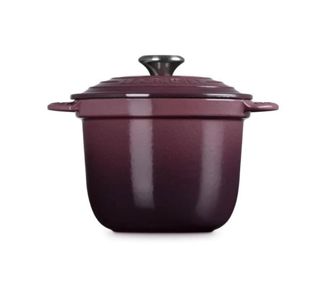 【新品未使用】ル・クルーゼ ココット エブリィ 18 限定色フィグ シルバーノブ