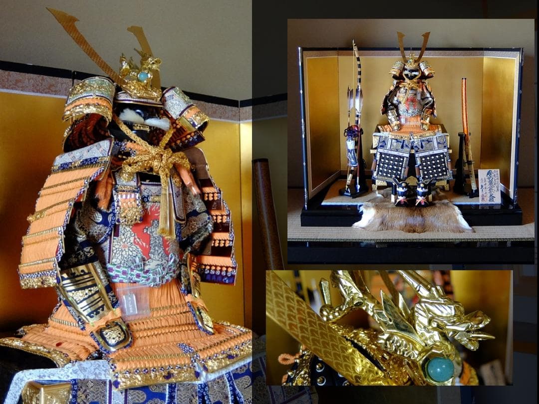 ◇ 甲冑15号大鎧飾り 平安一水作 東京久月監製 ◇ 大型 個人出品 ◇