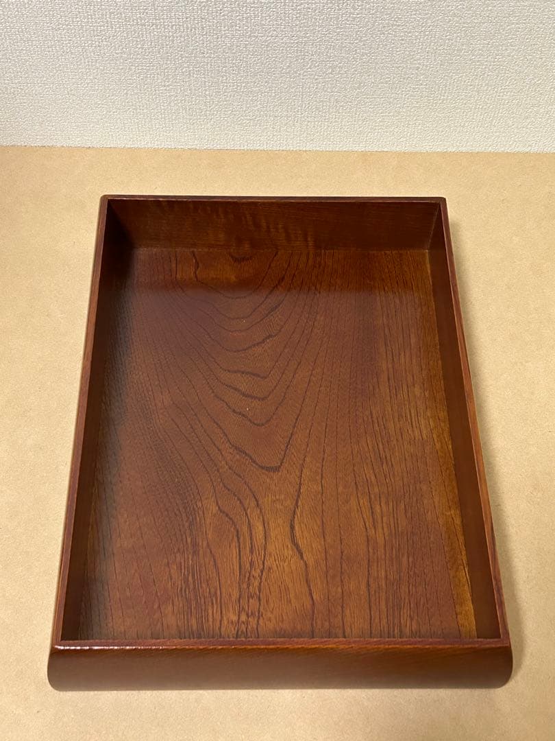 文箱　合成漆器　天然ケヤキ