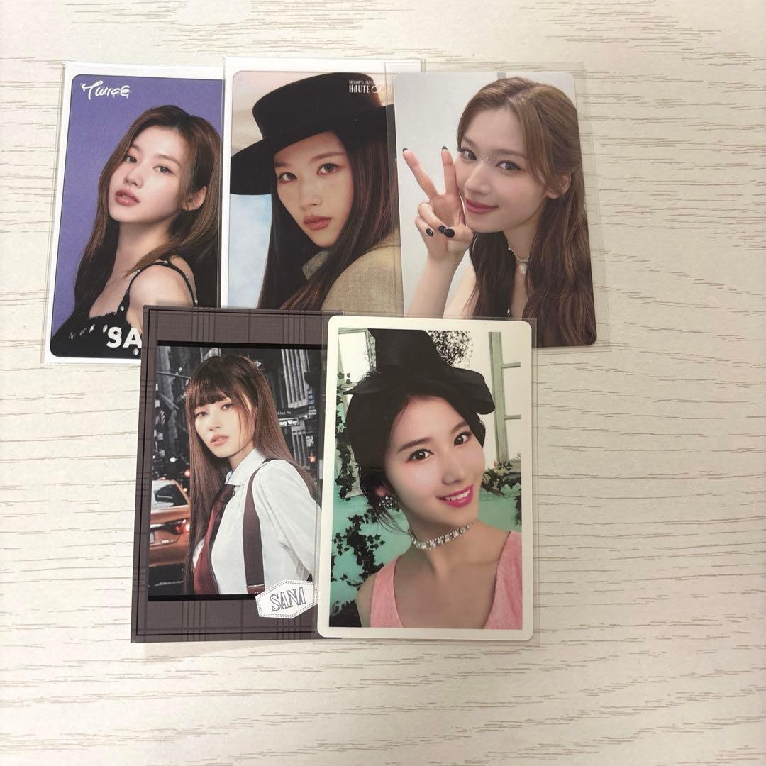 TWICE サナ トレカ dvd クリアカード クリアトレカ くじ 参加賞 特典