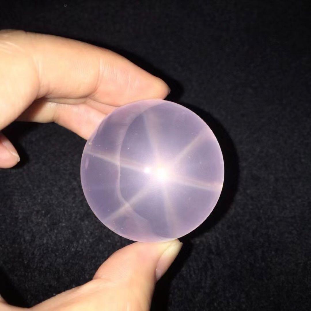 ⭐︎【天然】スター ローズクォーツ 丸玉 39.5mm