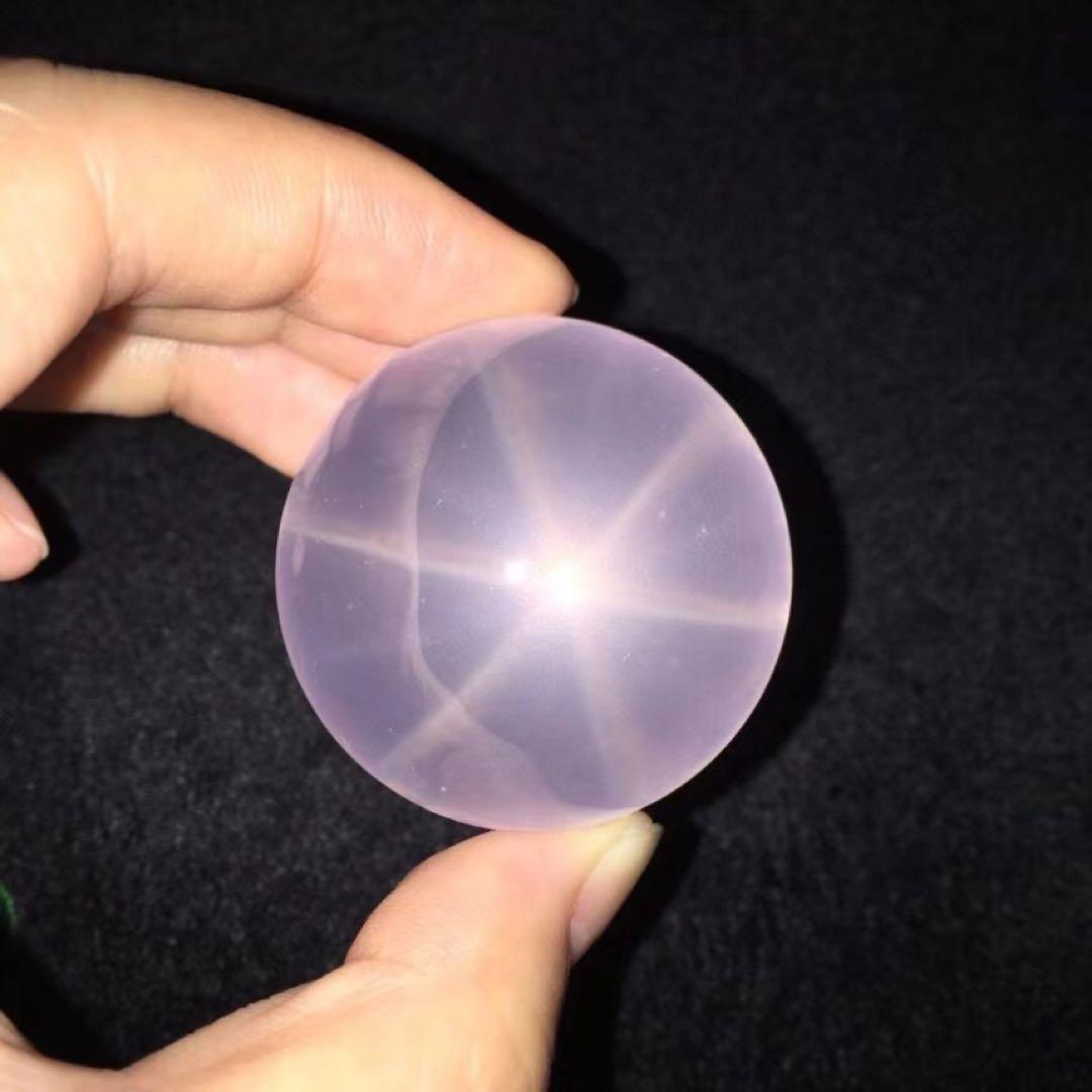⭐︎【天然】スター ローズクォーツ 丸玉 39.5mm