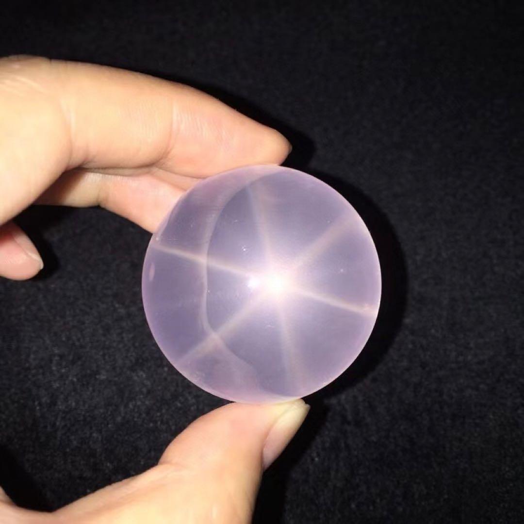 ⭐︎【天然】スター ローズクォーツ 丸玉 39.5mm