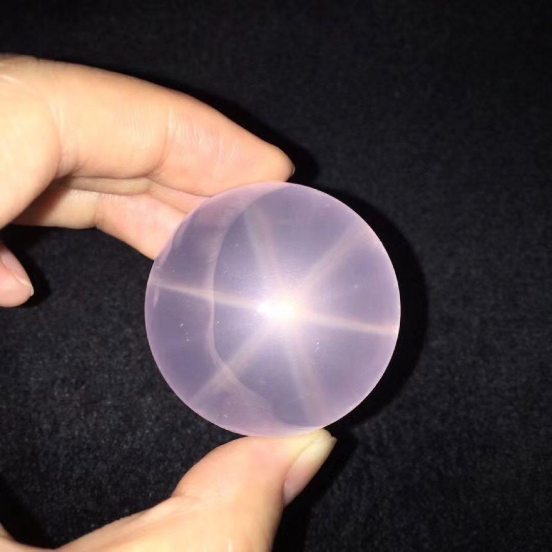 ⭐︎【天然】スター ローズクォーツ 丸玉 39.5mm