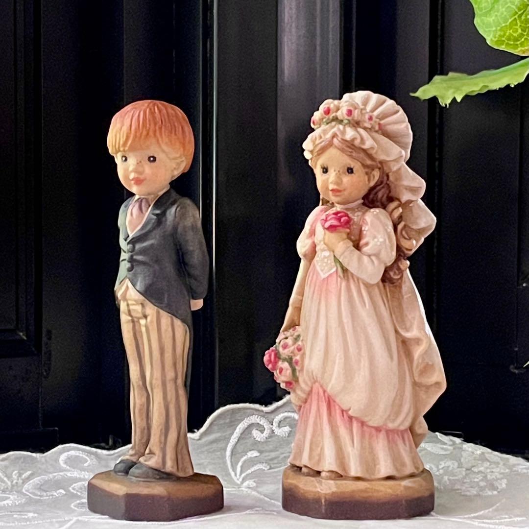 アンリ人形　ANRI サラ・ケイ　10㎝　　【薔薇のアーチの下でウェディング】