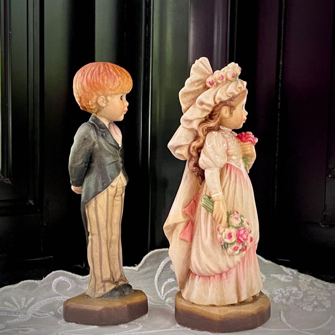 アンリ人形　ANRI サラ・ケイ　10㎝　　【薔薇のアーチの下でウェディング】