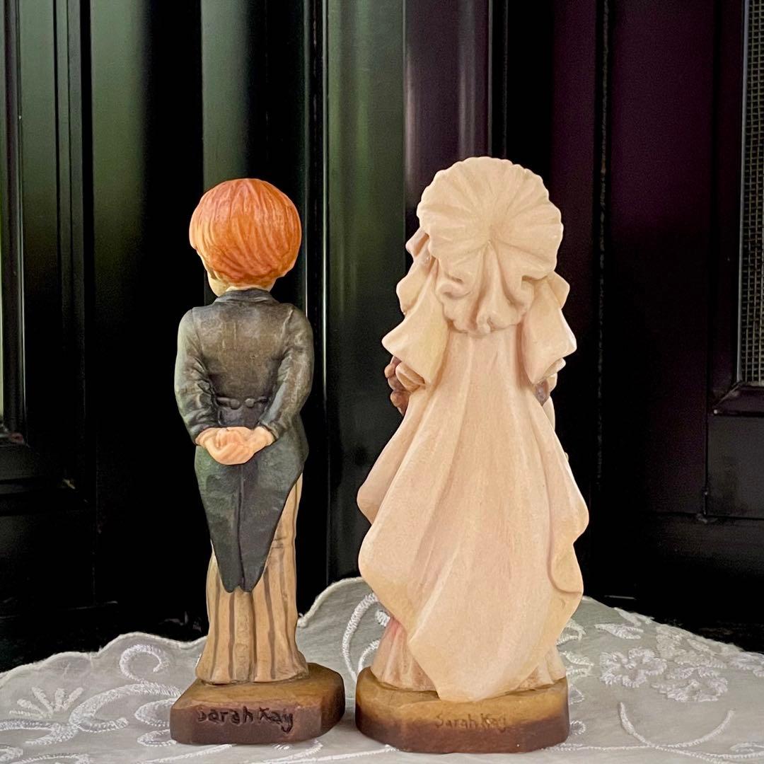 アンリ人形　ANRI サラ・ケイ　10㎝　　【薔薇のアーチの下でウェディング】