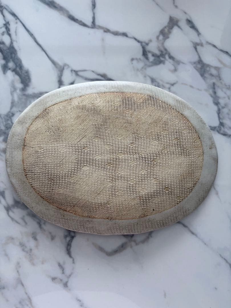 本田あつみ　フルーツ柄　楕円形皿