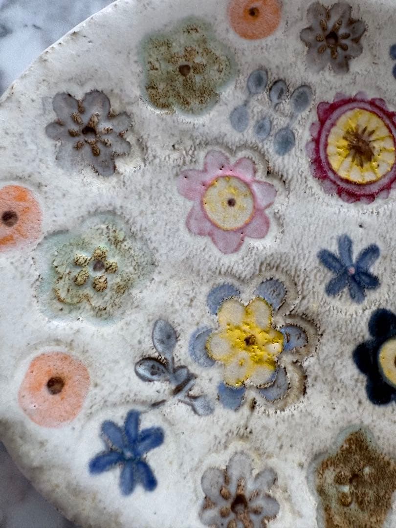 本田あつみ　フルーツ柄　楕円形皿