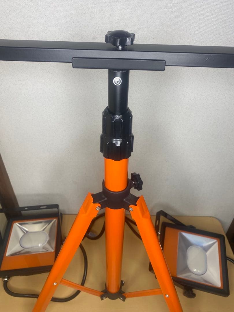 ✨IRIS OHYAMA LEDスタンドライト 投光器 10000lm 2灯