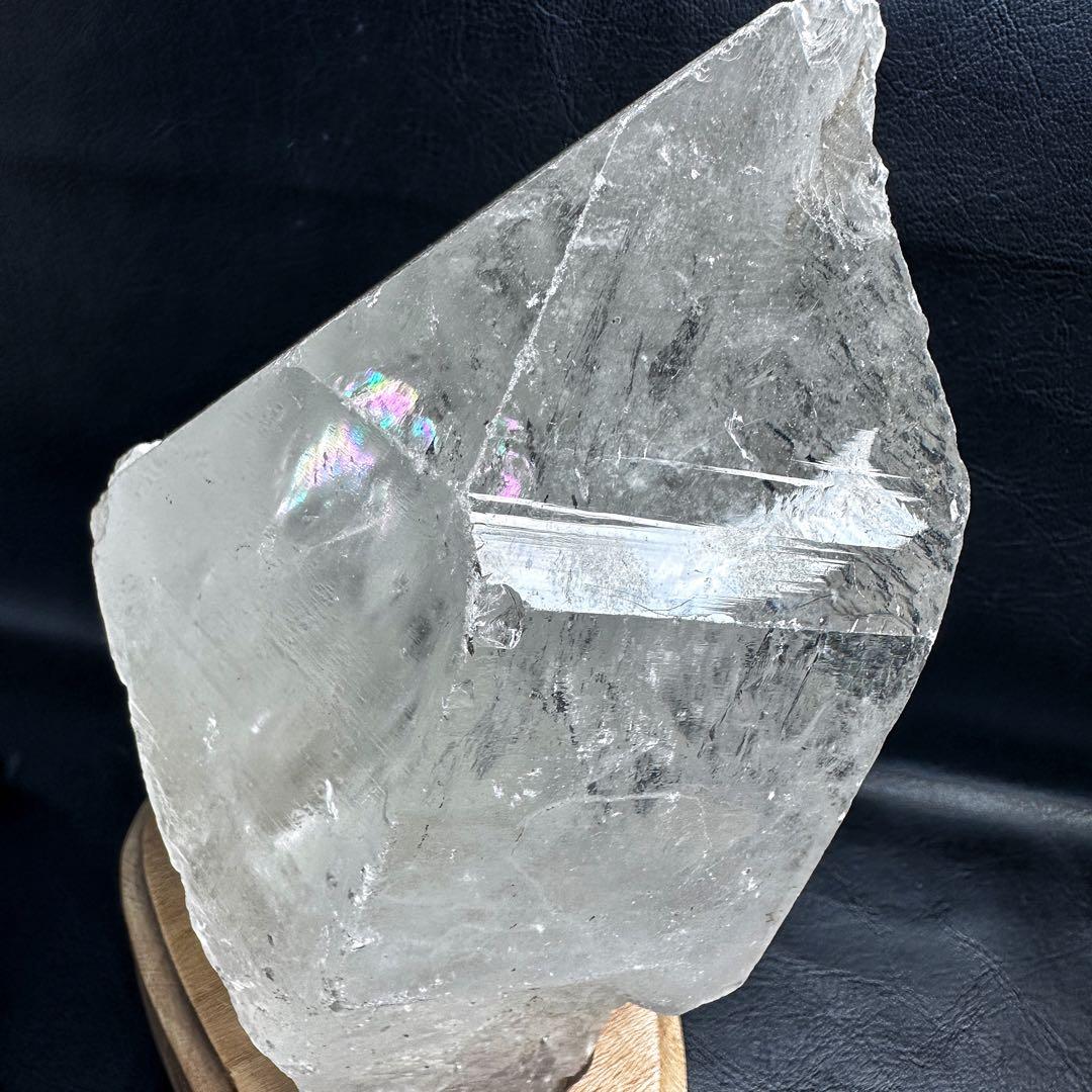 別格高級品 ❗️巨大❗️超強いパワー虹入り☆ヒマラヤ水晶パワーストーン浄化A1163