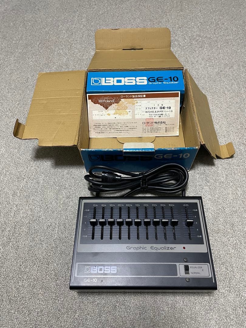 ジャンク】BOSS GE-10 グラフィックイコライザー Roland - メルカリ