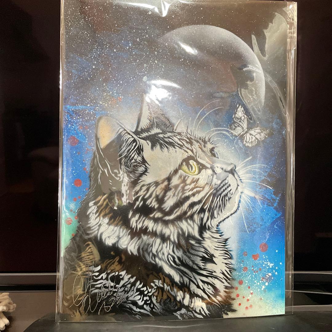 スプレーアートエデンB4原画紙 猫 - メルカリ