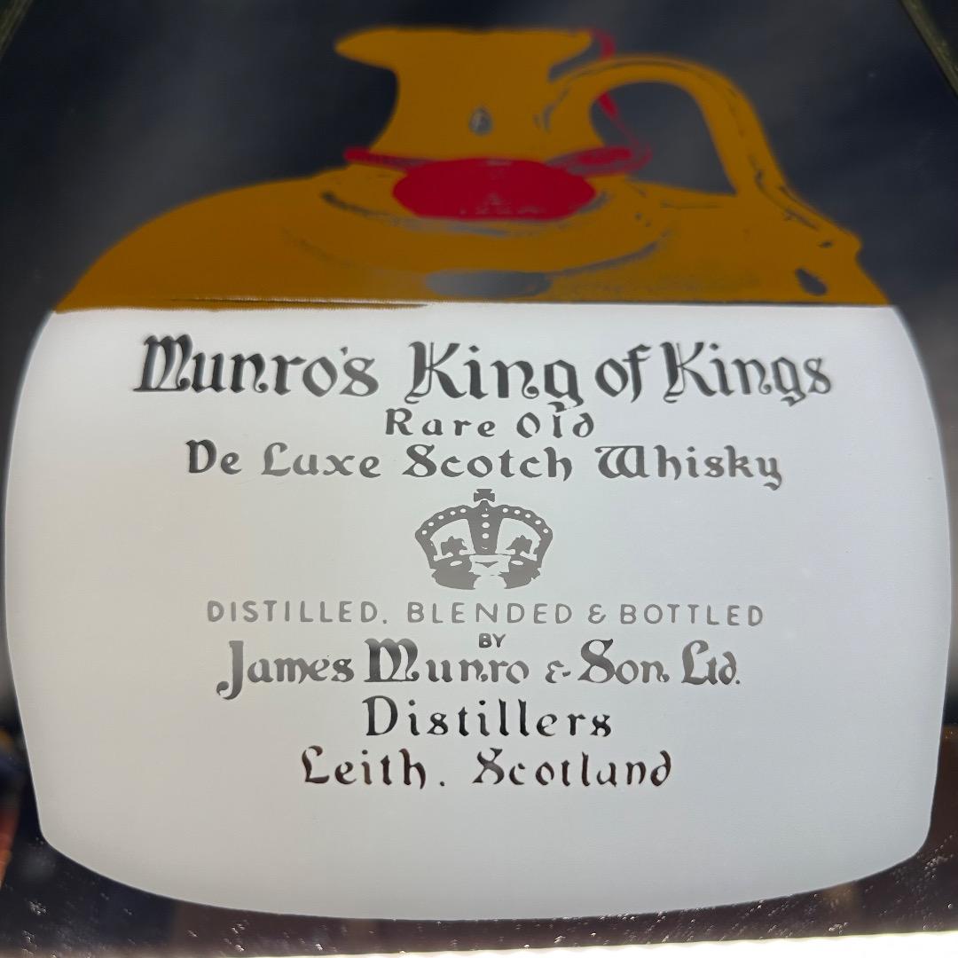 ♡J21005 ヴィンテージ パブミラー Munro's 壁掛け インテリア