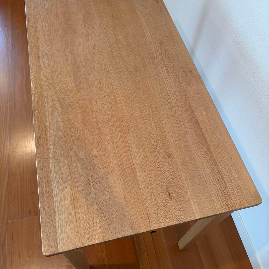 【美品】無印良品　木製デスク　オーク材　学習机　デスク