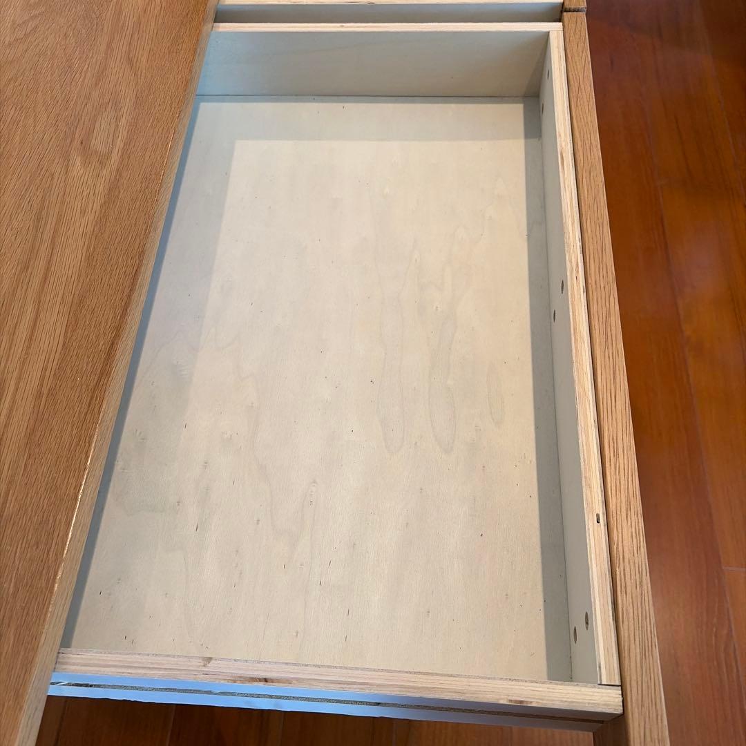 【美品】無印良品　木製デスク　オーク材　学習机　デスク