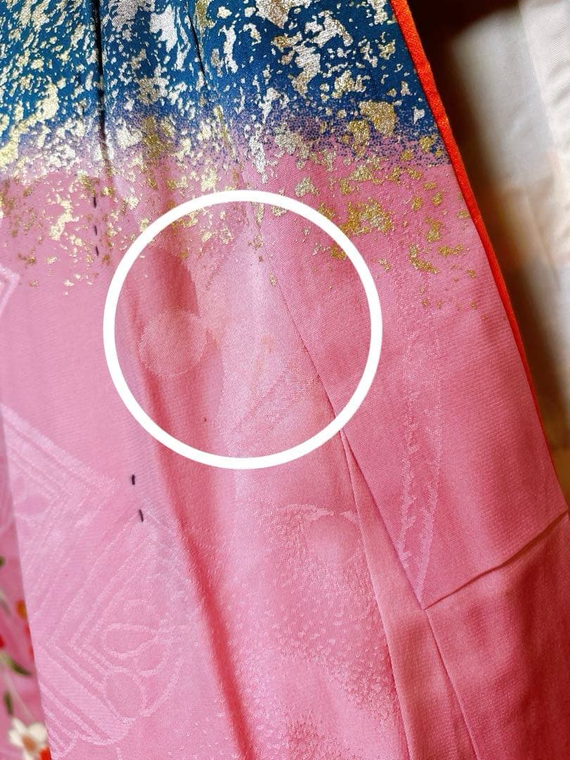 正絹お着物フルセット♡七五三　女の子　7歳　一式　藍色　紫　白