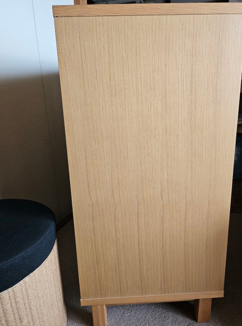 無印良品 キャビネット 食器棚 脚付き