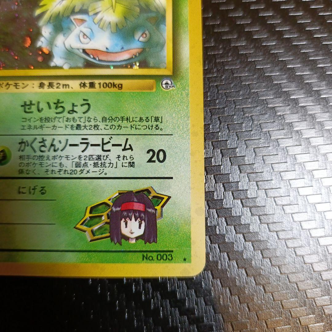 エリカのフシギバナ★ジム拡張第2弾 闇からの挑戦　渦巻きホロ