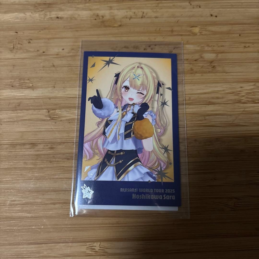 にじさんじ WORLD TOUR 2025 福岡 チェキ風カードセット 星川サラ