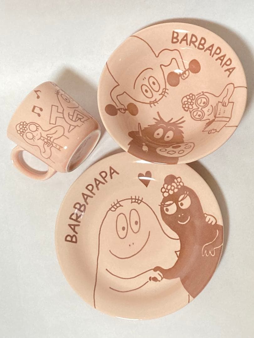 未使用 レトロ yamaka バーバパパ 陶器製モーニング食器セット - メルカリ