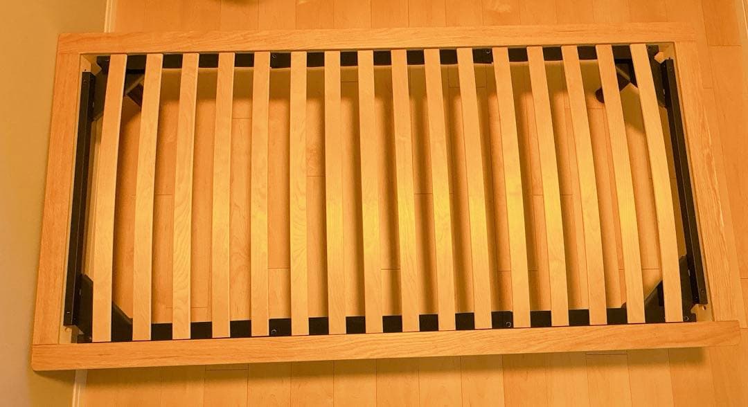 無印良品 木製ベッドフレーム オーク材突板 シングル