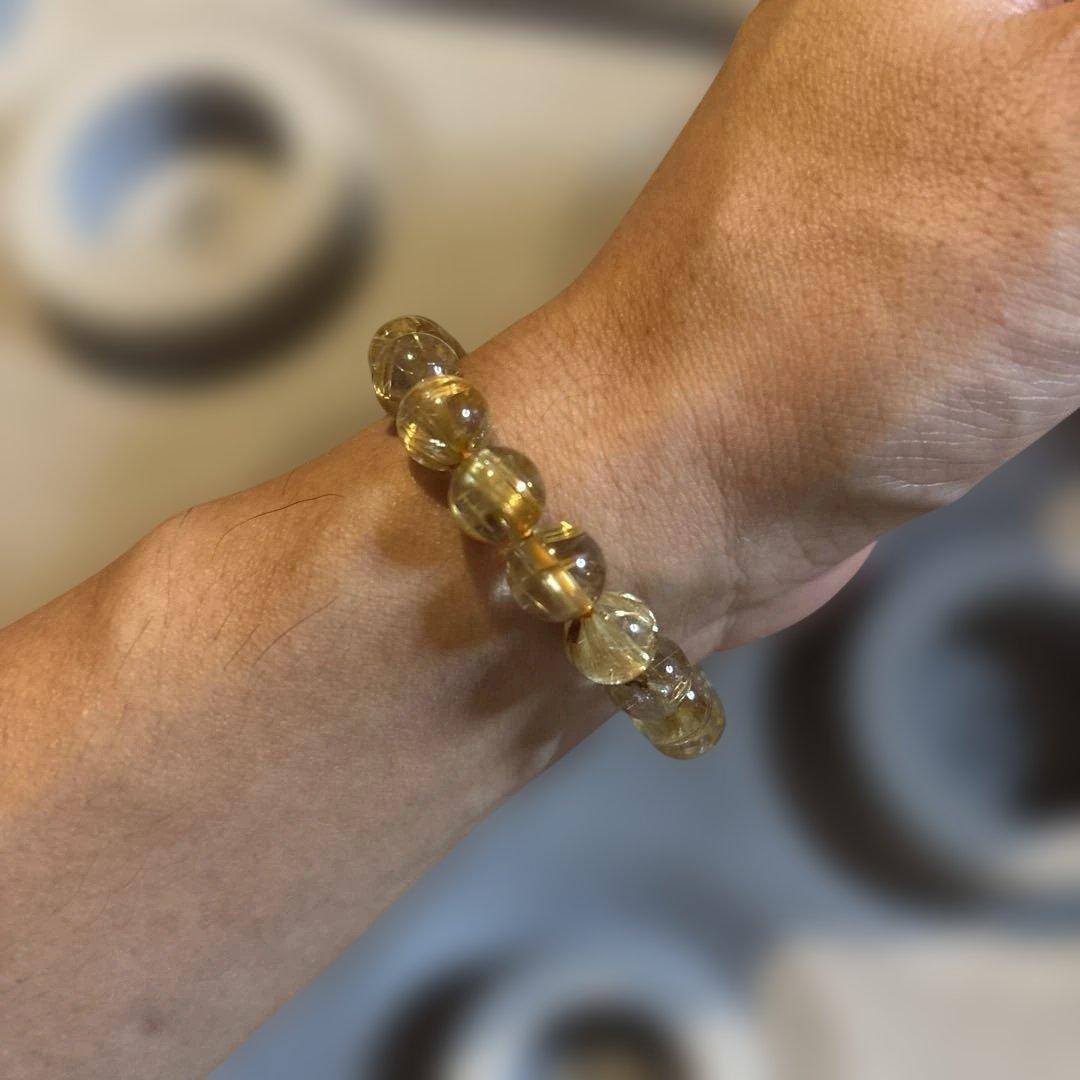 これが来てから金運爆上がり！サシがピカピカで多い！すっごいルチルが久しぶり！