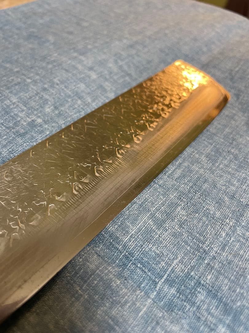 昭和56年製ヴィンテージダマスカス菜切包丁