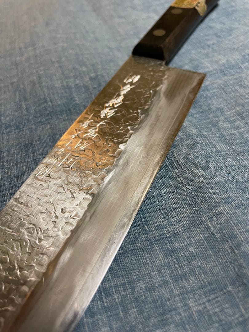 昭和56年製ヴィンテージダマスカス菜切包丁
