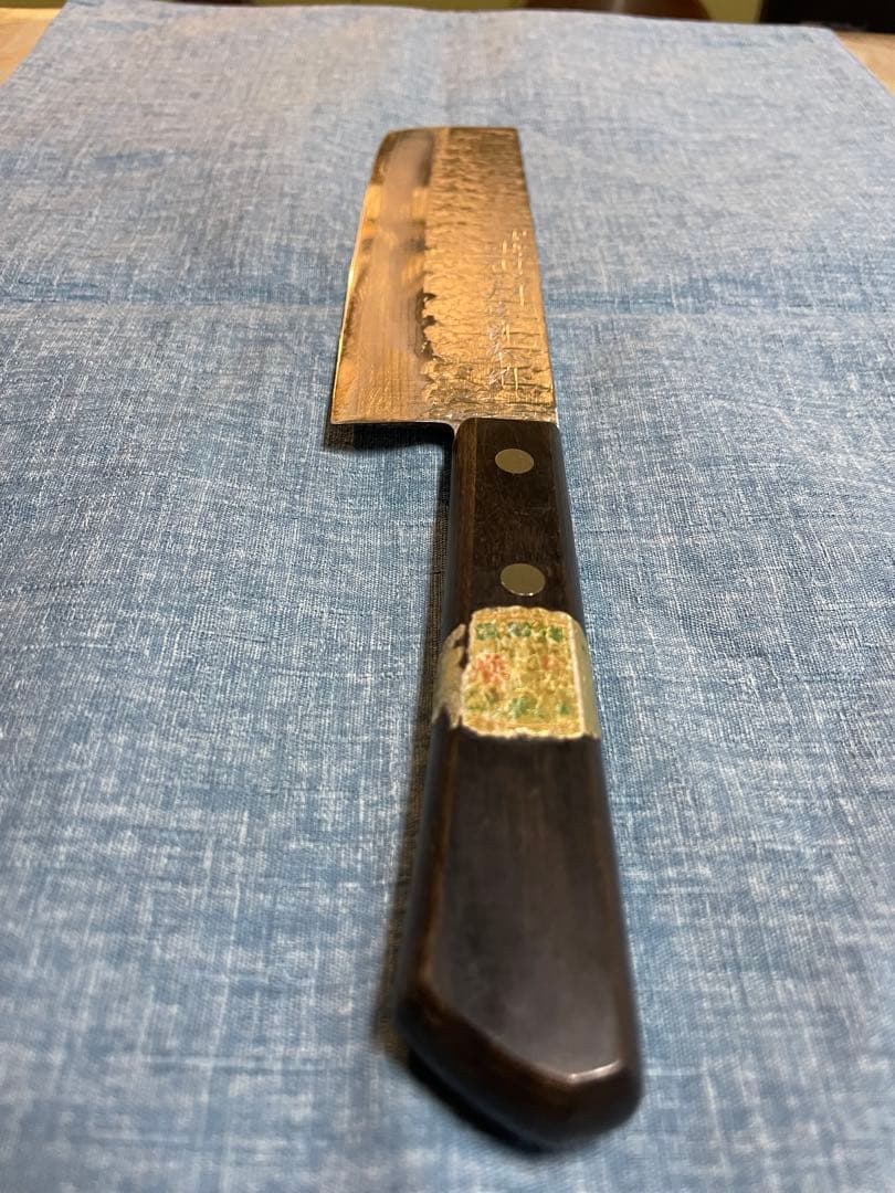 昭和56年製ヴィンテージダマスカス菜切包丁