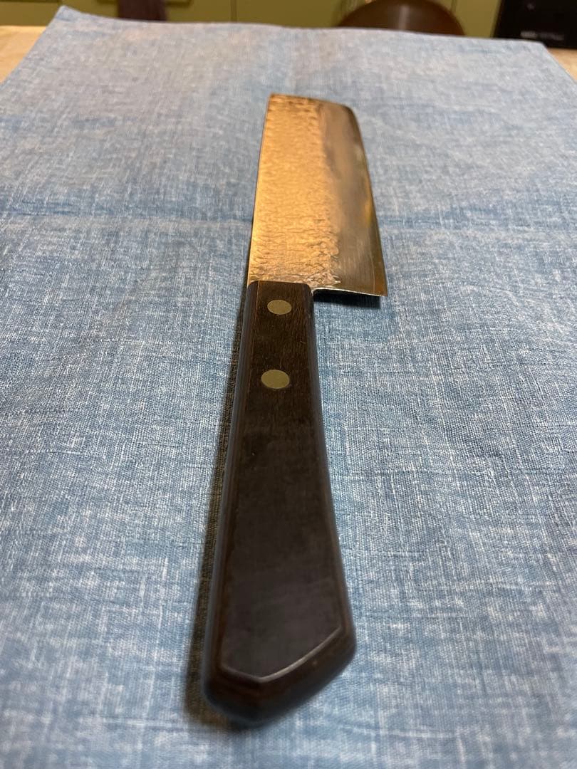 昭和56年製ヴィンテージダマスカス菜切包丁