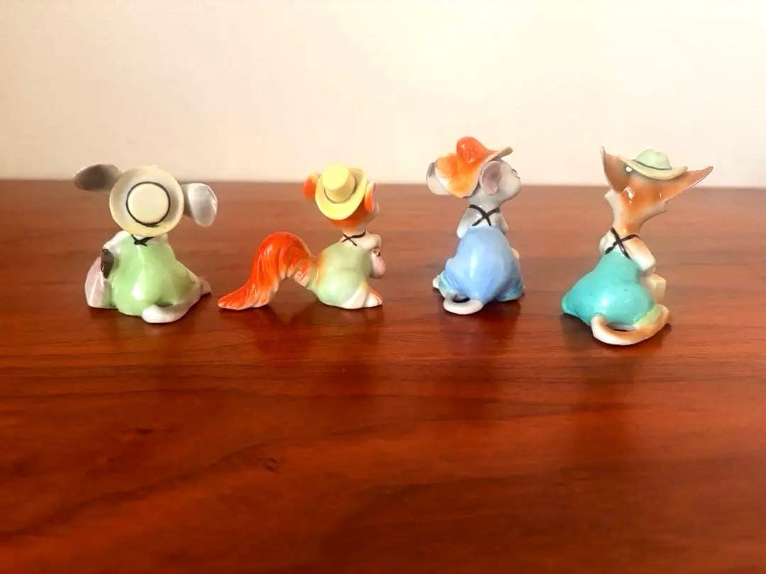 ヴィンテージ　フィギュリン　昭和30年代　逆輸入　日本製　レトロ　ねずみ
