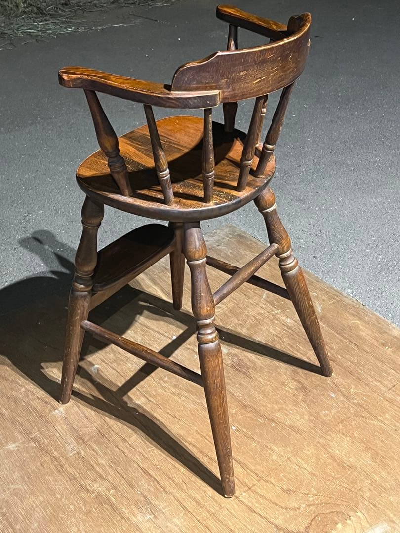 飛騨産業 キツツキマーク 穂高 ベビーチェア 乳幼児用 ハイチェア